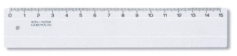 Pravítko Koh-i-noor 742500 15cm čiré