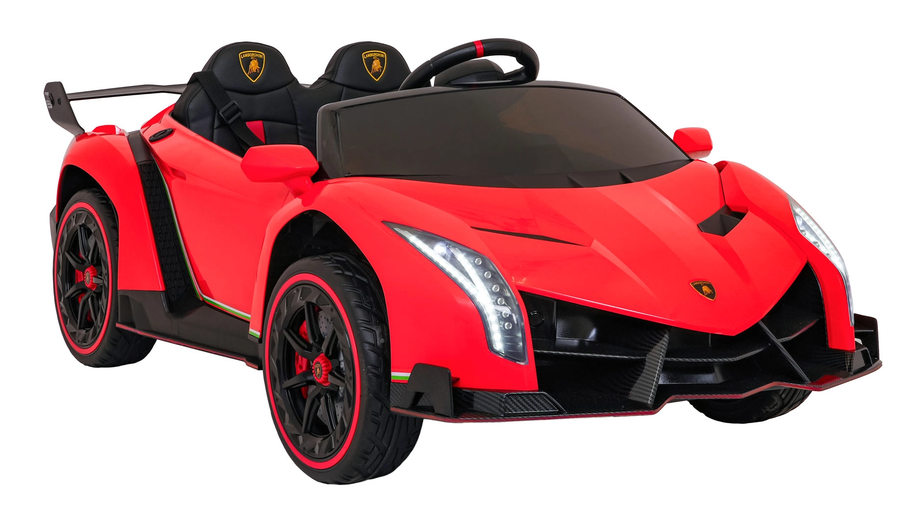 Červené auto Lamborghini Veneno