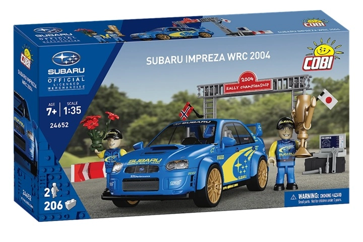 Cobi 24652 Subaru Impreza WRC 2004, 1:35, 206 k, 2 f