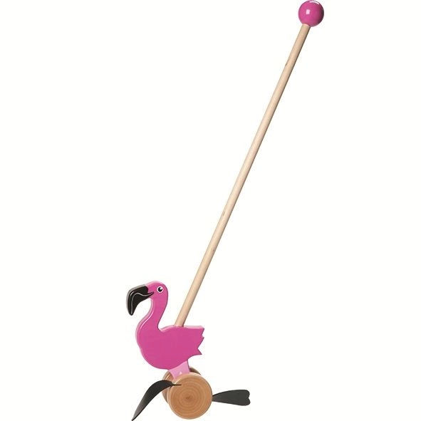Nature Planet Flamingo na tyči k tlačení