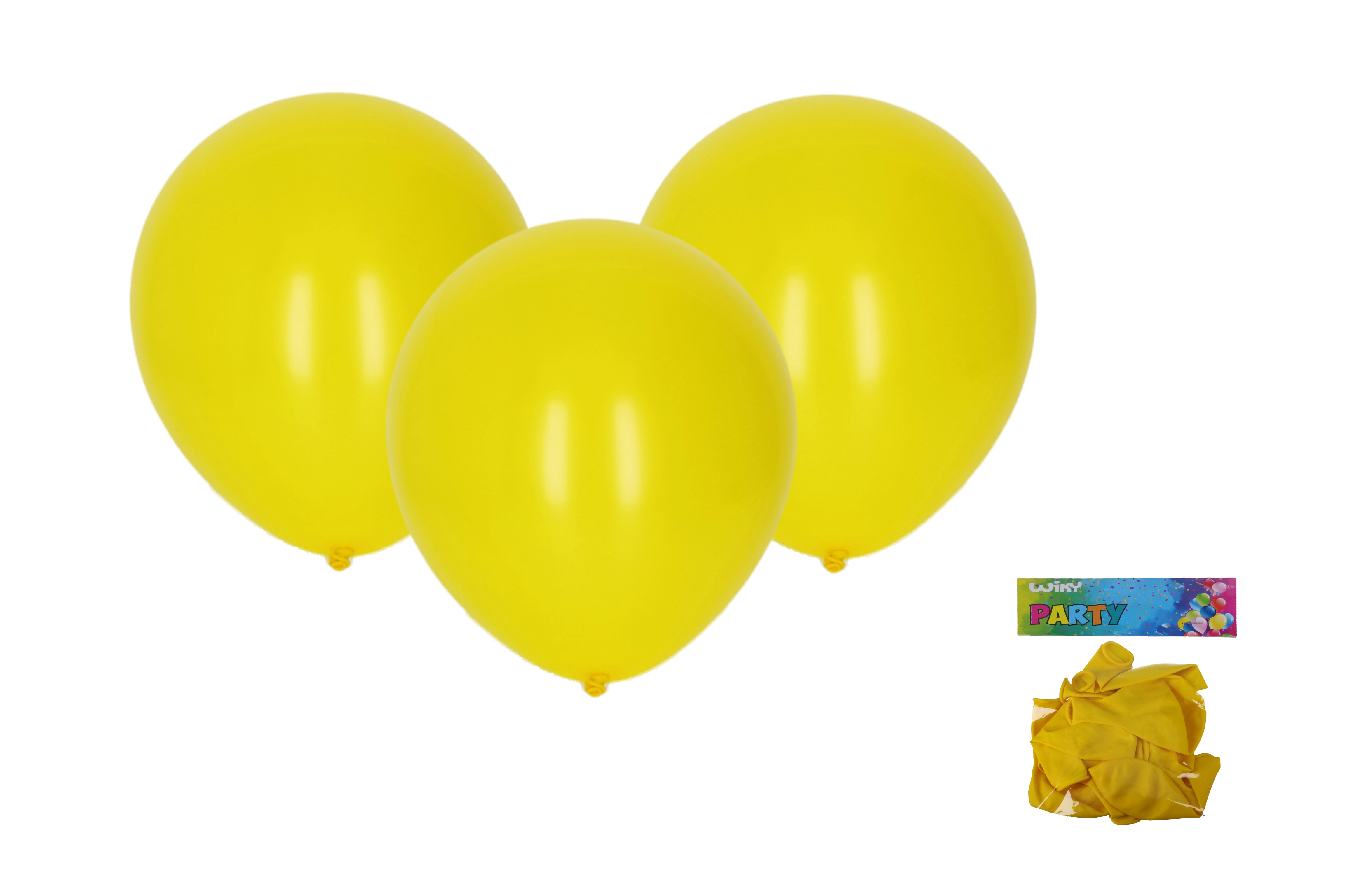 Levně wiky Balónek nafukovací 30cm sada žlutý