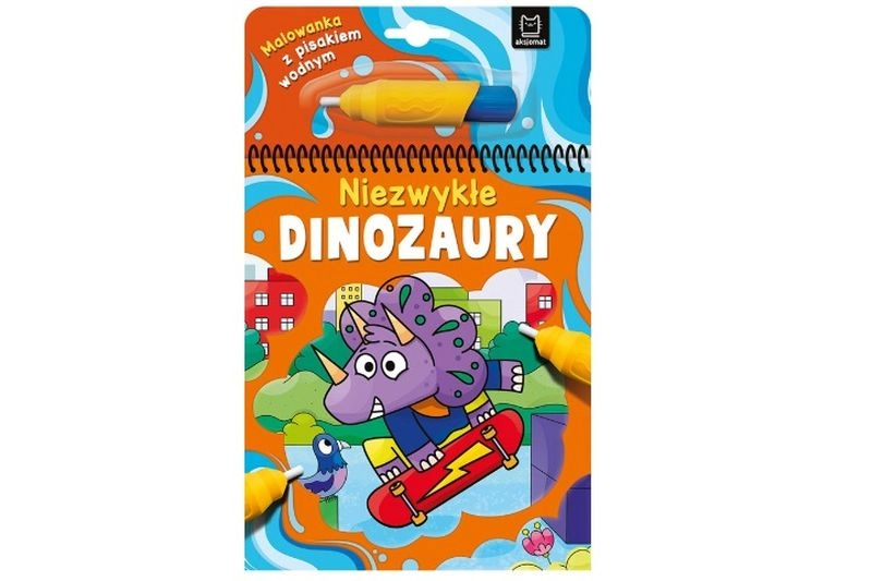 Vodní omalovánky s vodním fixem Neobyčejní dinosauři