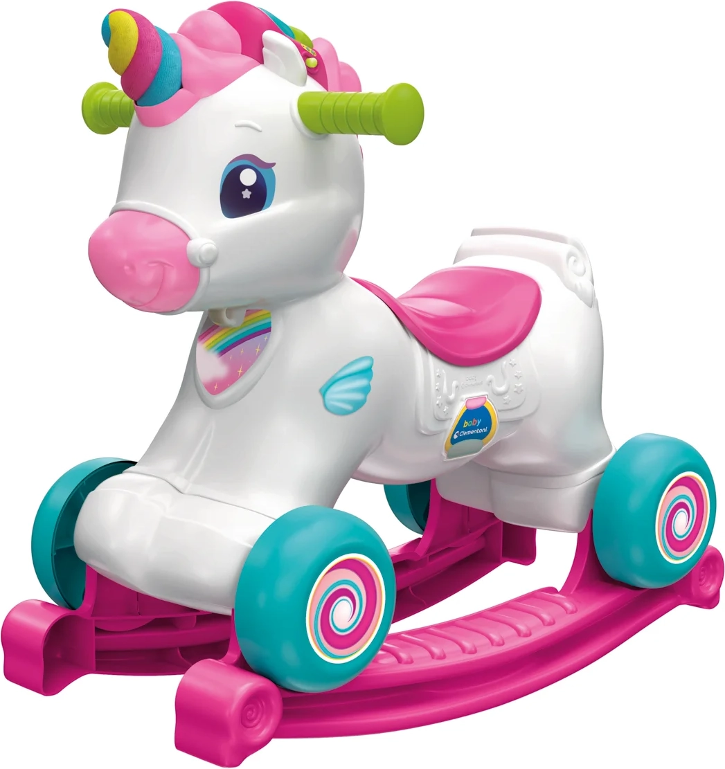 Clemmy baby - Dětské interaktivní odrážedlo unicorn 3v1