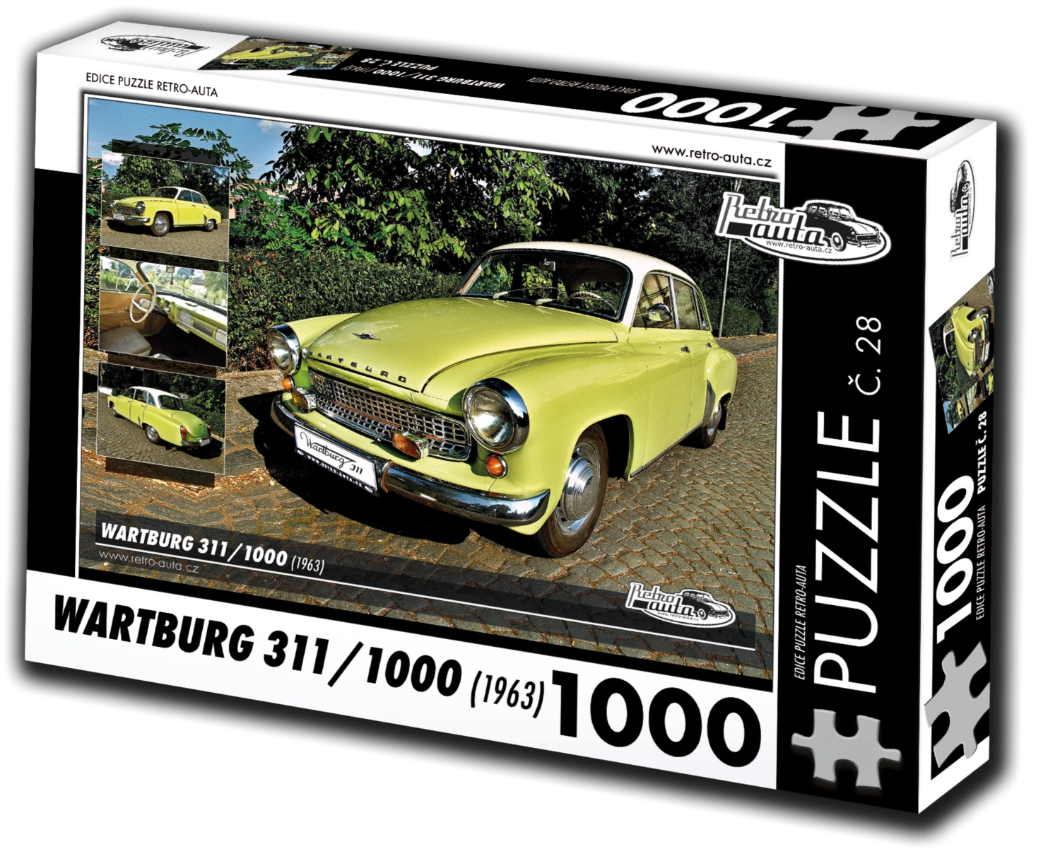 Puzzle RETRO-AUTA Wartburg 311 (1963) 1000 dílků