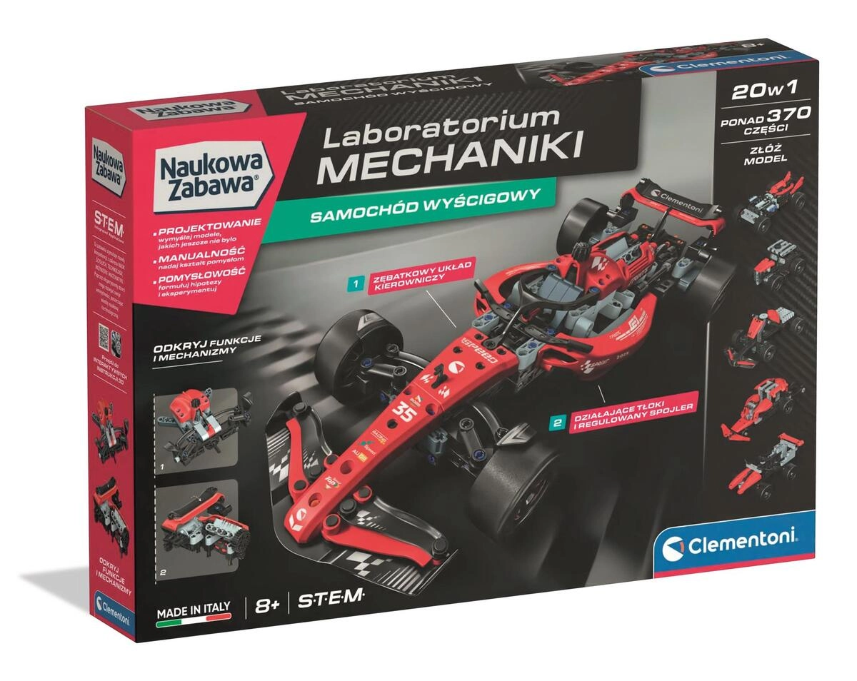 Clementoni Laboratorium mechaniky – závodní auto