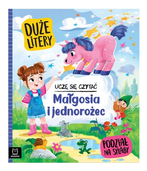 Levně Učím se číst: Velká písmena a dělení na slabiky – Małgosia a jednorožec