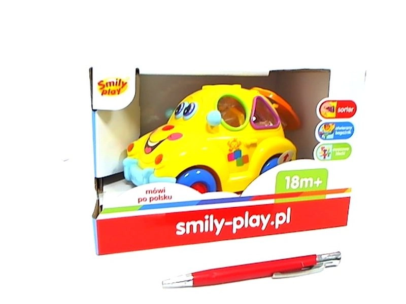 SmilyPlay zábavné autíčko se světlem a hudbou
