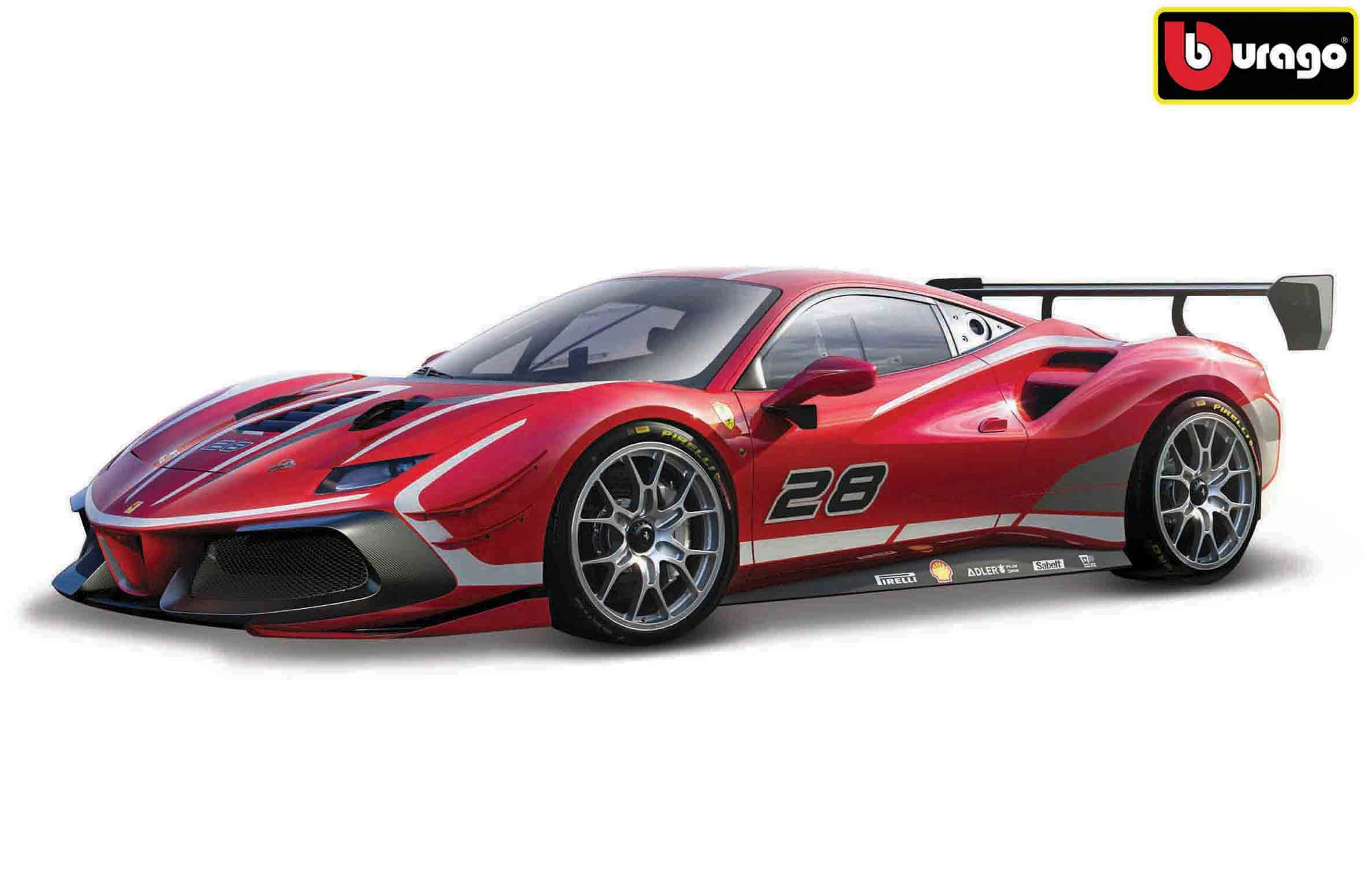 Levně Bburago BB36309 Ferrari Racing 488 CHALLENGE EVO 2020 červená 1:43