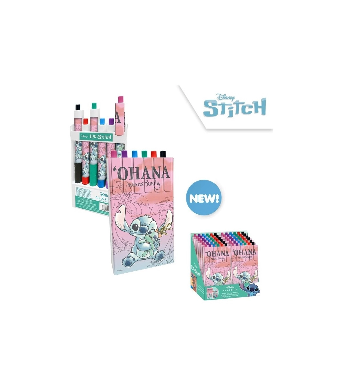 sada 6 propisek stitch