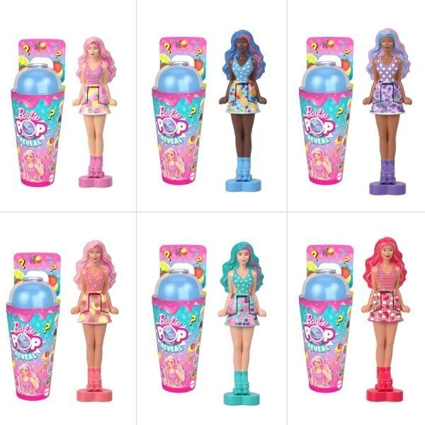 Barbie panenka Mini Barbieland Pop Reveal – překvapení v kelímku