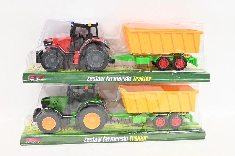 Traktor s přívěsem - 1 kus