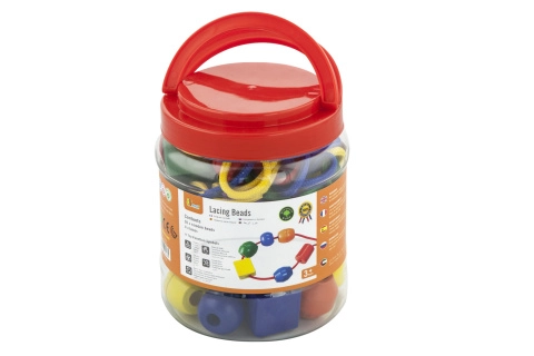 Viga Navlékání dřevěných korálků - extra velké