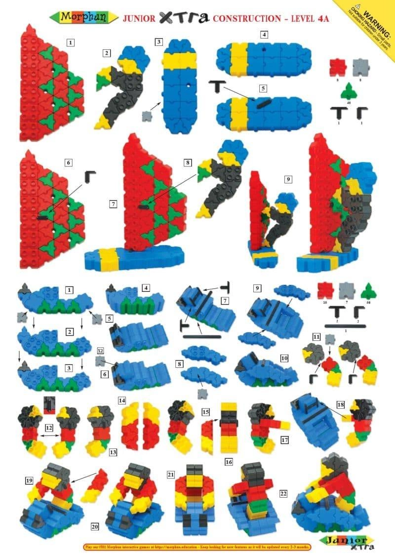 Morphun Junior Xtra 100 modelů 200 dílů