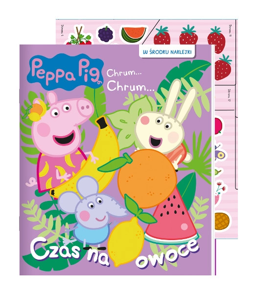Levně Prasátko Peppa: Čas na ovoce – sešit aktivit s nalepovacími samolepkami