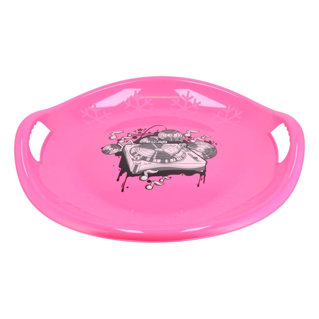 Sněžný talíř Baby Mix 60 cm Snowflake Music růžový