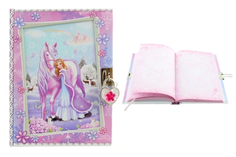 Zápisník s jednorožcem na zámek