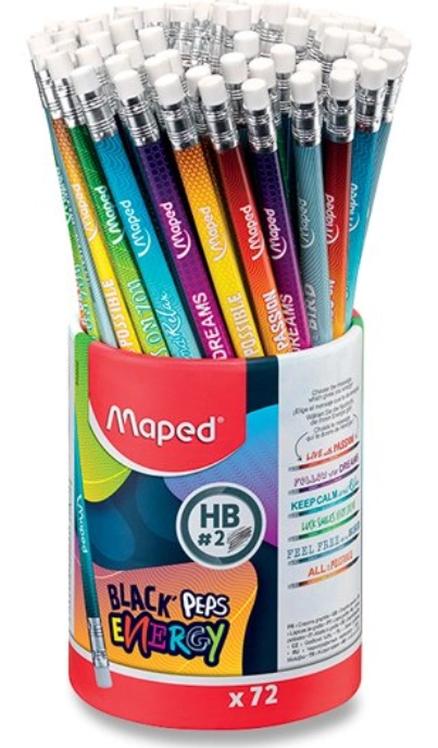 Maped Black´Peps Energy HB 1 ks mix barev