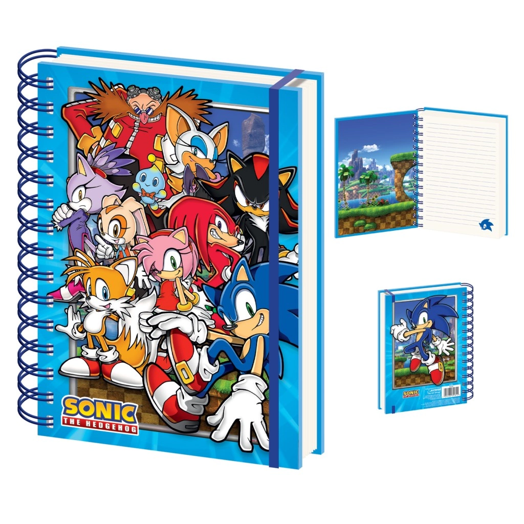 Sonic Blok A5 kroužkový EPEE Merch Pyramid
