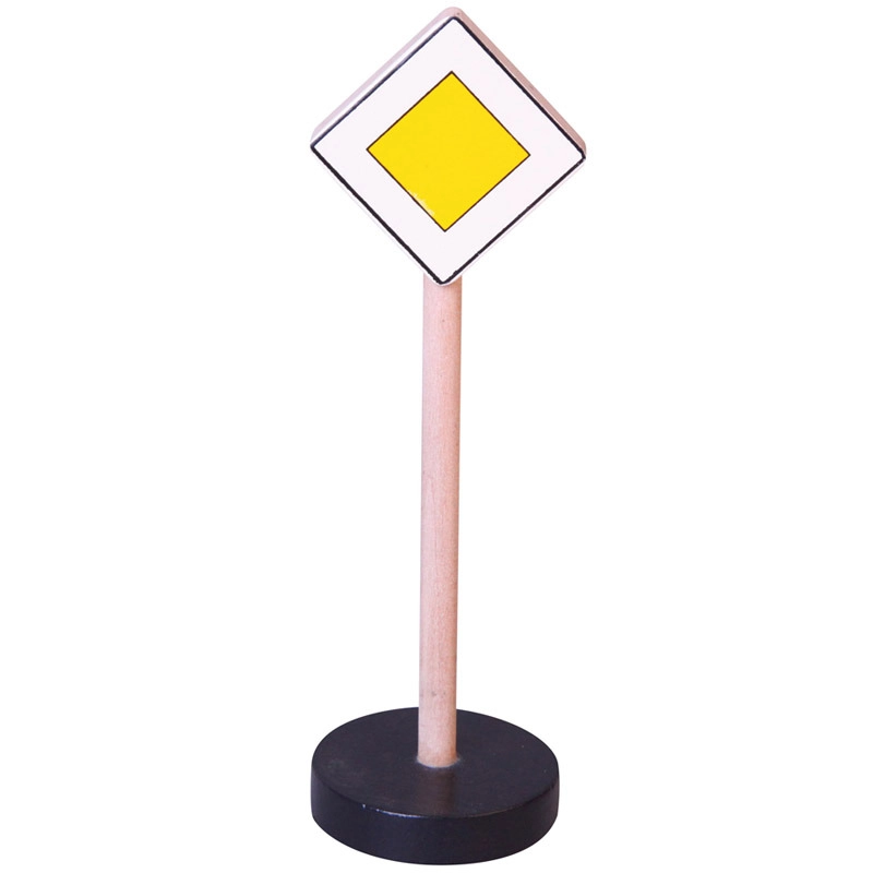 Dřevěné dopravní značky pro děti