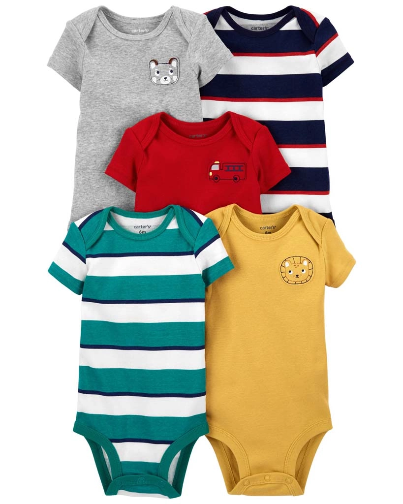 Levně CARTER'S Body krátký rukáv Stripe chlapec LBB 5ks