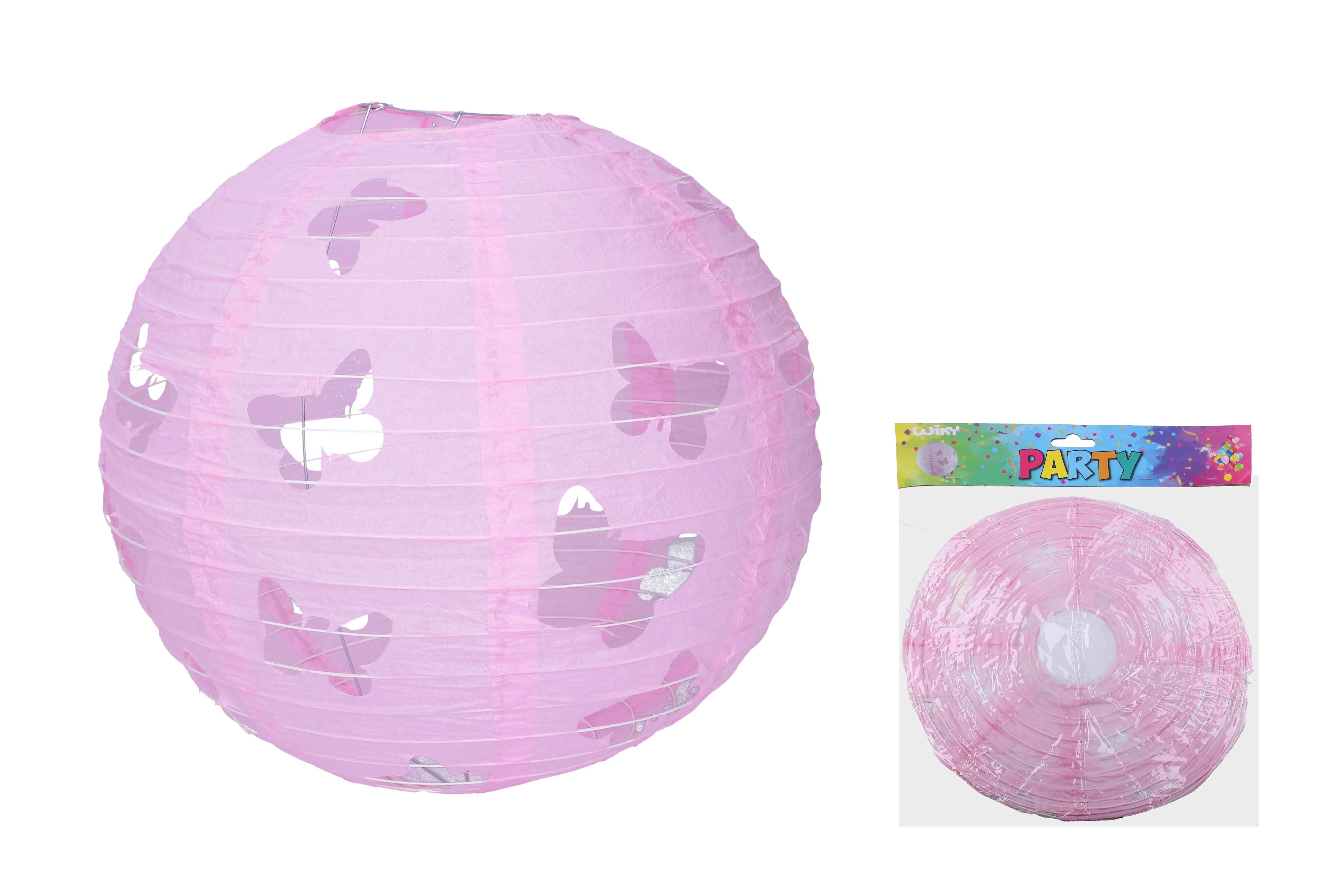 Wiky Lampion koule 30 cm Motýl