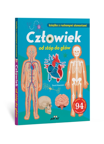 Levně Kniha s pohyblivými prvky Lidské tělo od hlavy až k patě