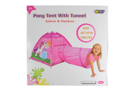 Stan s tunelem s motivem poníka a princezny