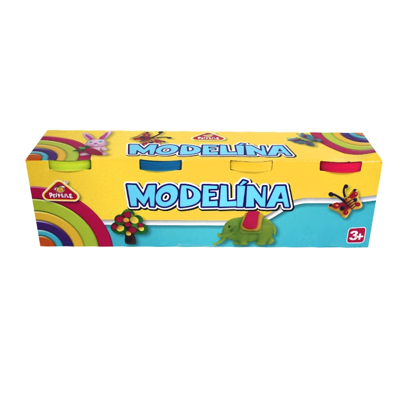 Levně Modelína 4 barvy pro děti