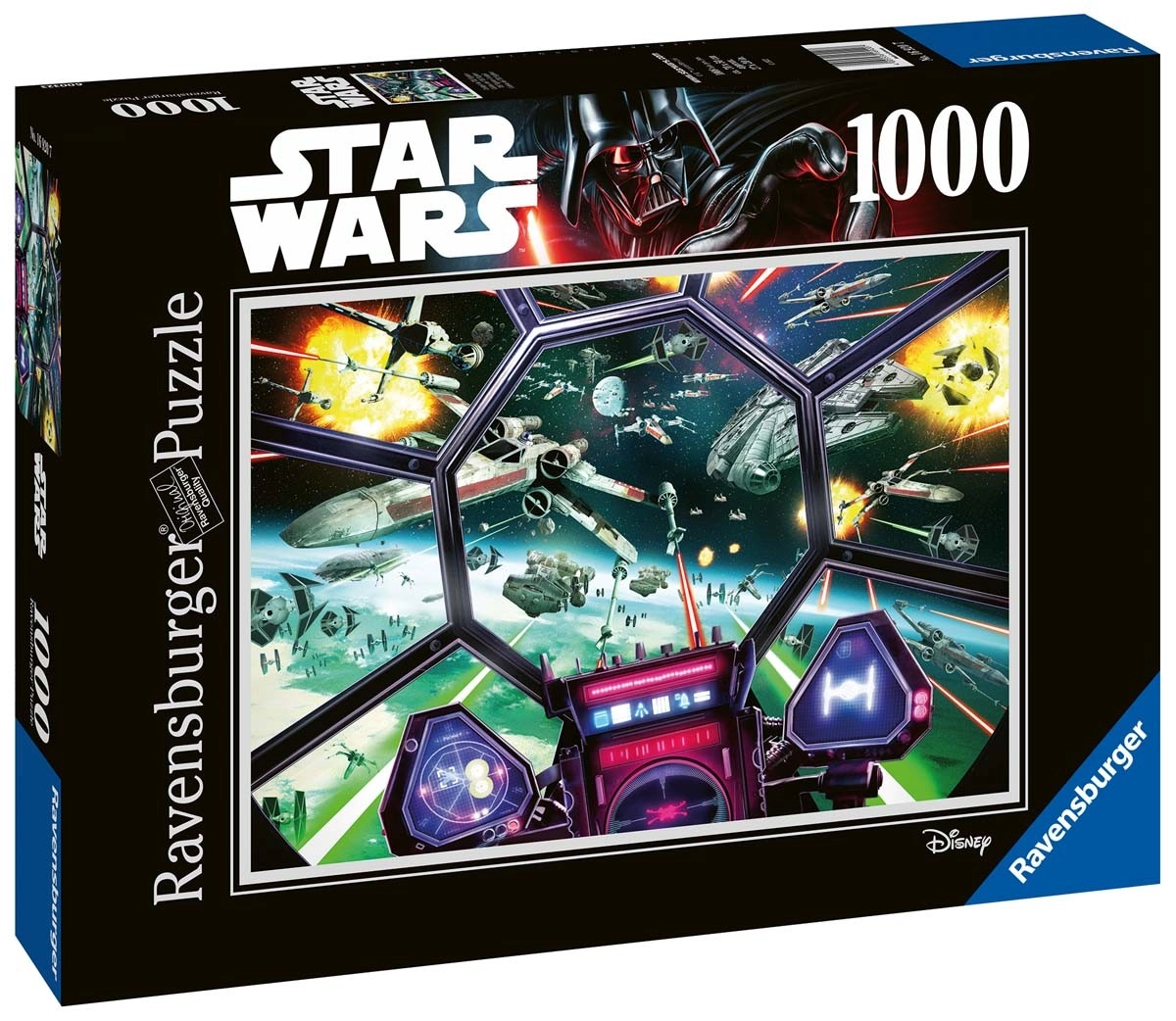 Ravensburger Star Wars TIE Fighter Kokpit 1000 dílků