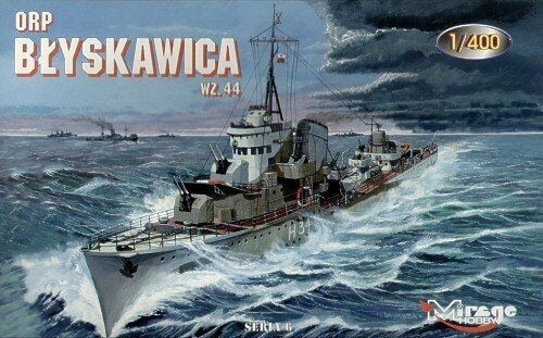 Plastikový model ORP Błyskawica vz.44