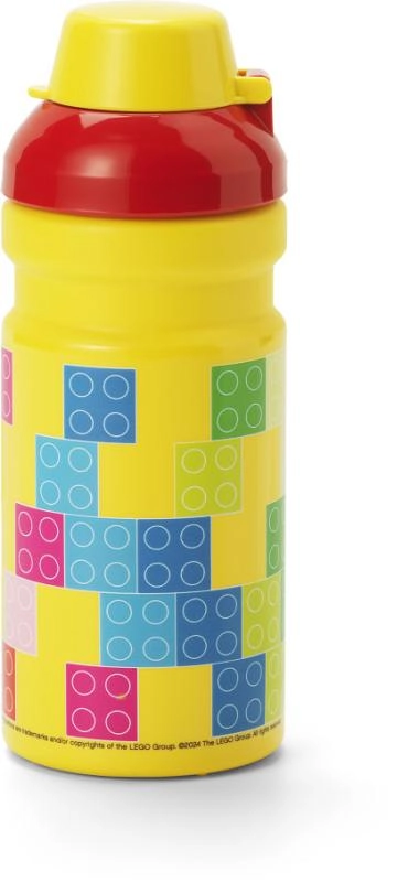 Lego láhev na pití červená/žlutá 390 ml