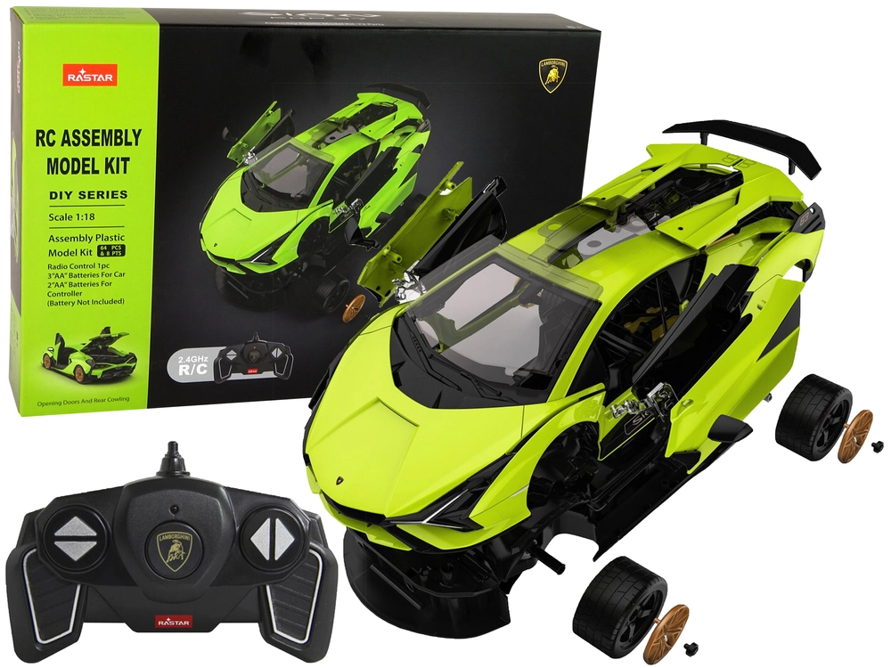 Stavebnice RC auto 1:18 Lamborghini Sian FKP 37