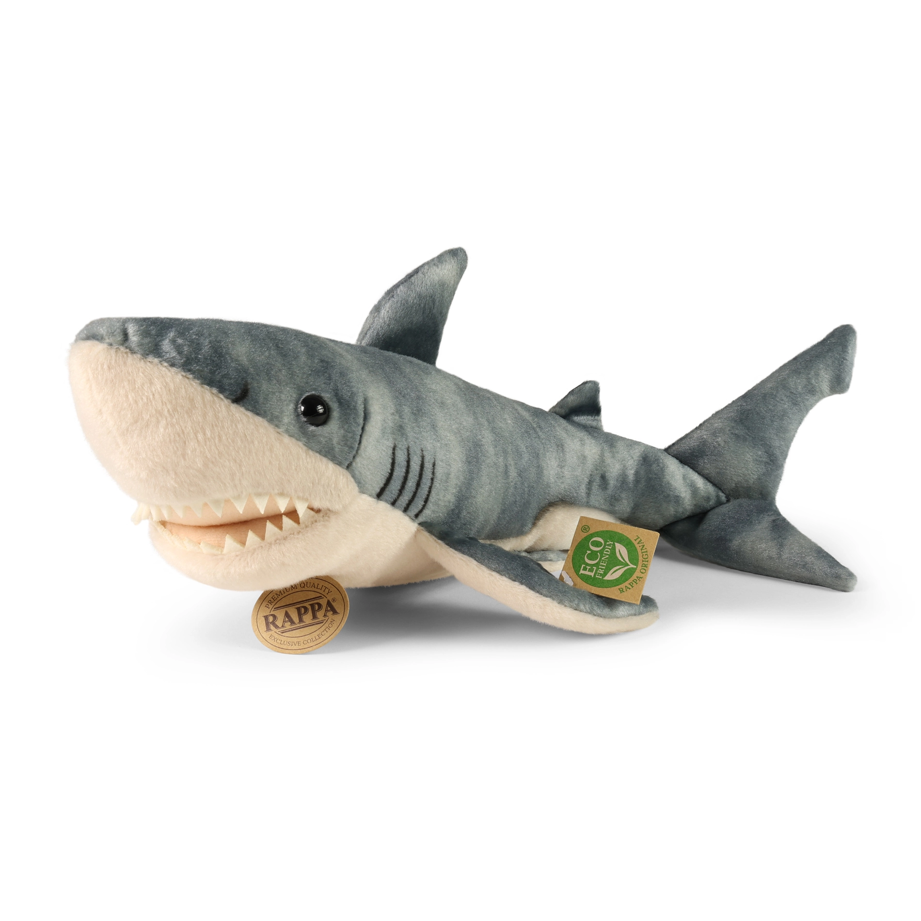 Levně Rappa plyšový žralok 40 cm eco-friendly