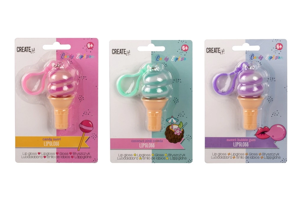 Alltoys Canenco Lesk na rty Candy kournoutek se zmrzlinou přívěsek