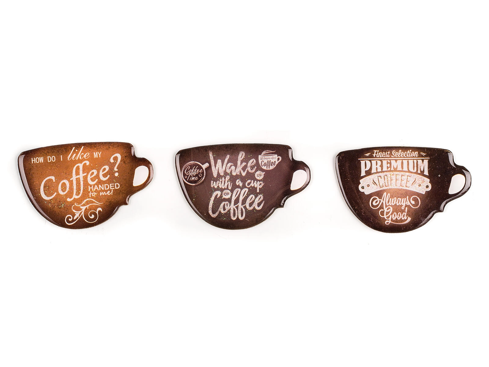 Magnetky Coffee mix dekorů 3 ks