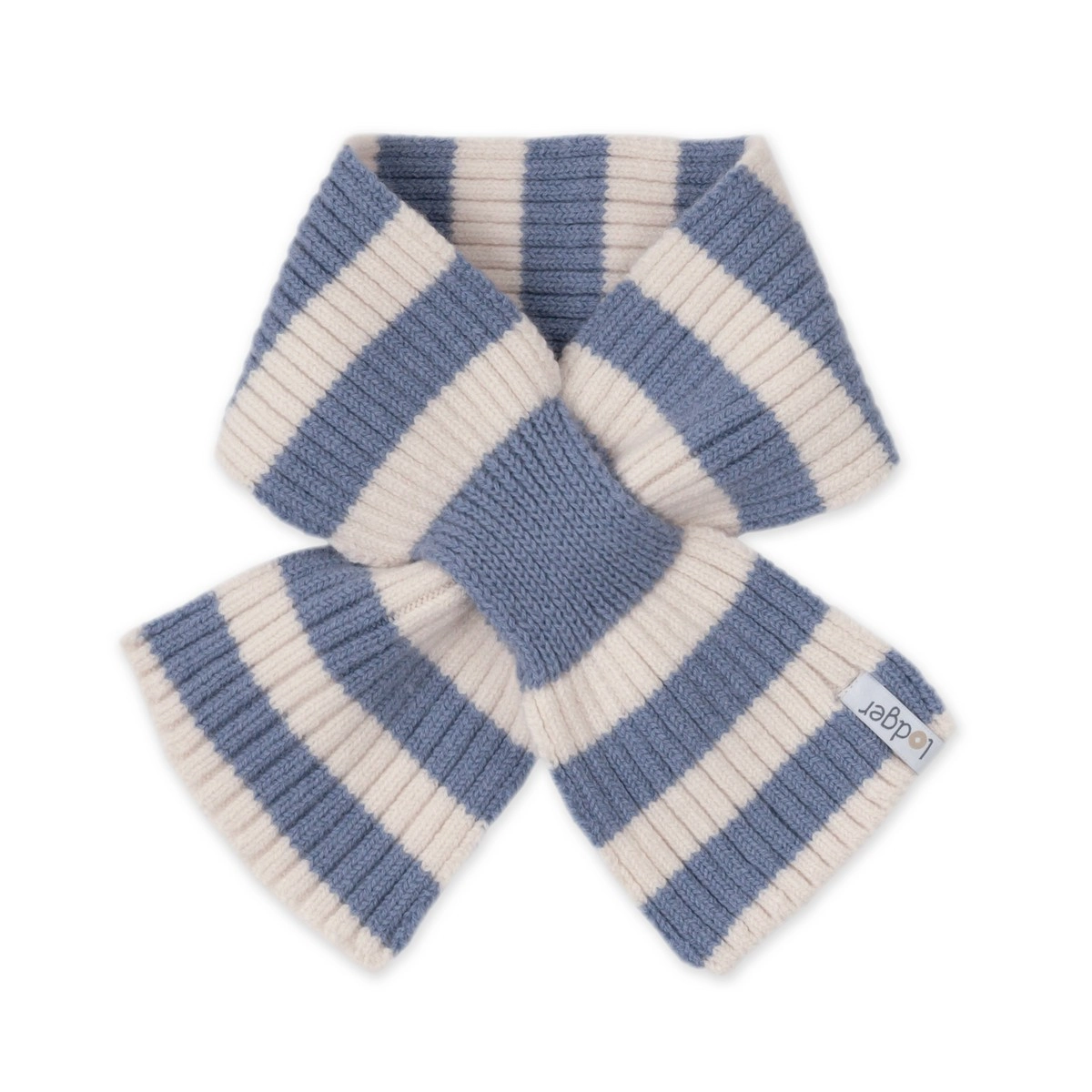 Lodger dětská merino šála stripe stone