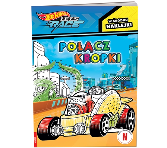 hot wheels – spojování teček: kreativní sešit se samolepkami
