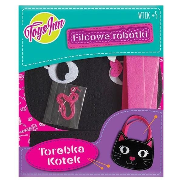 Filcová kreativní sada: kabelka kočka TOYS INN