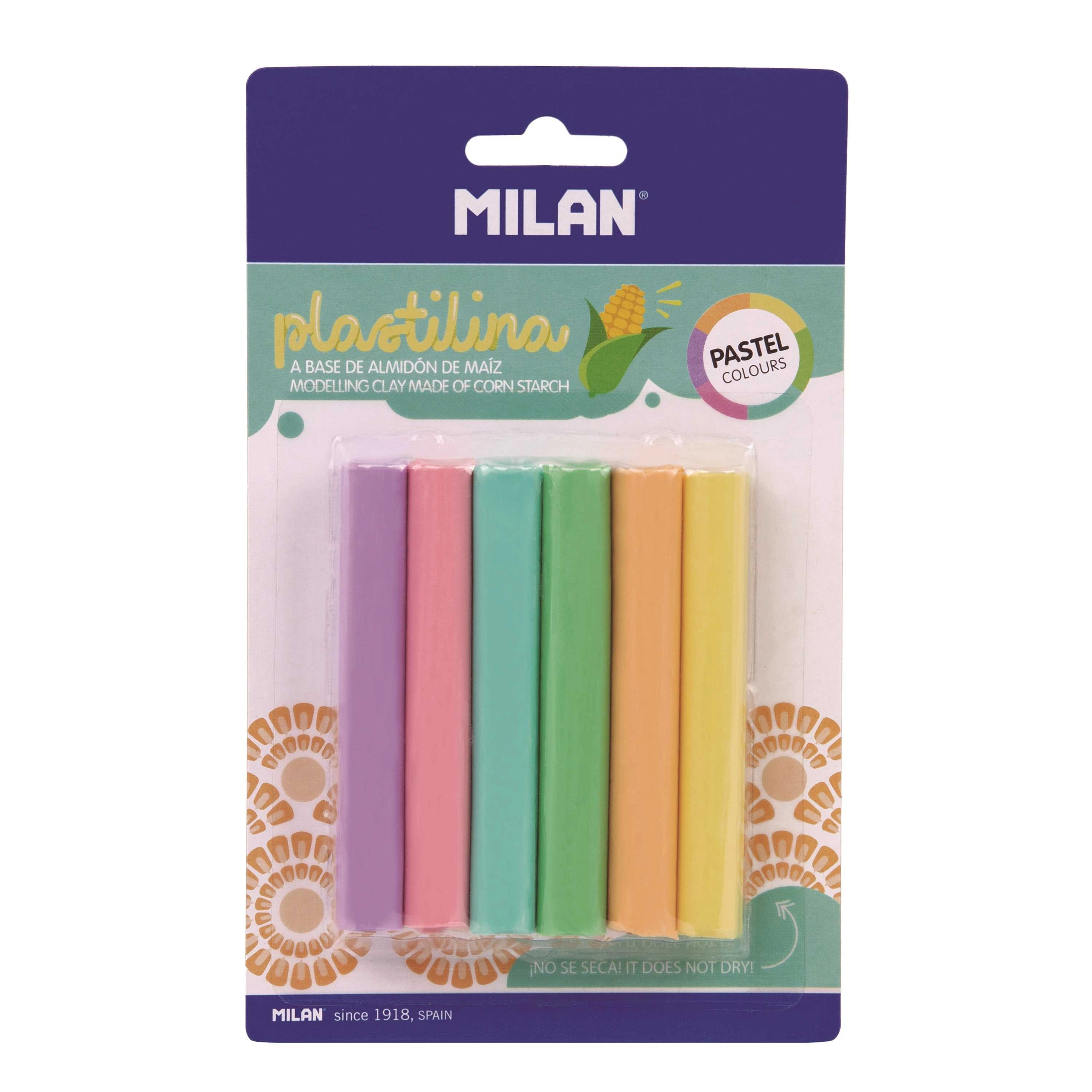 Plastelína 6 ks Pastelová KARTONPP