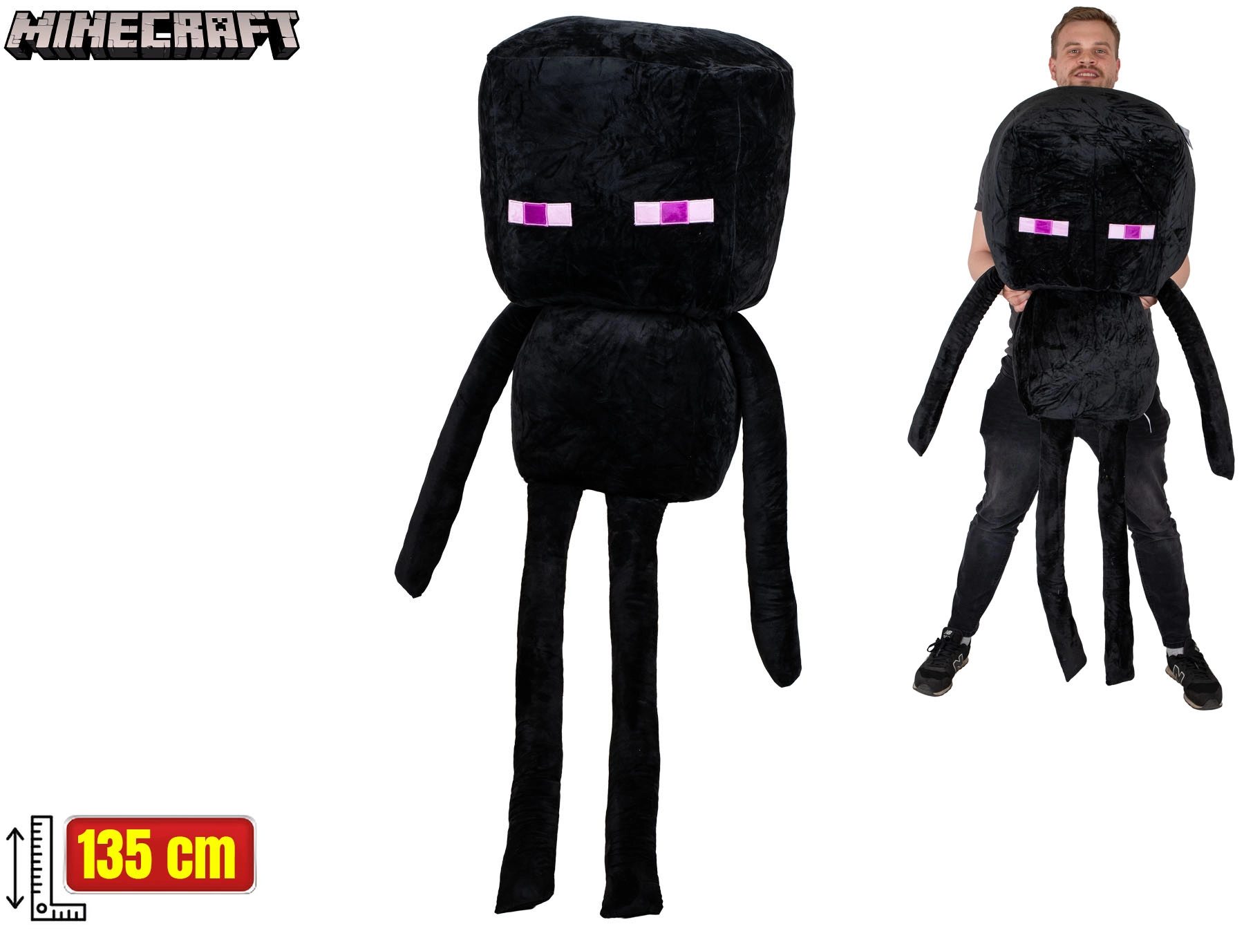 Minecraft plyšový Enderman XXL 135 cm