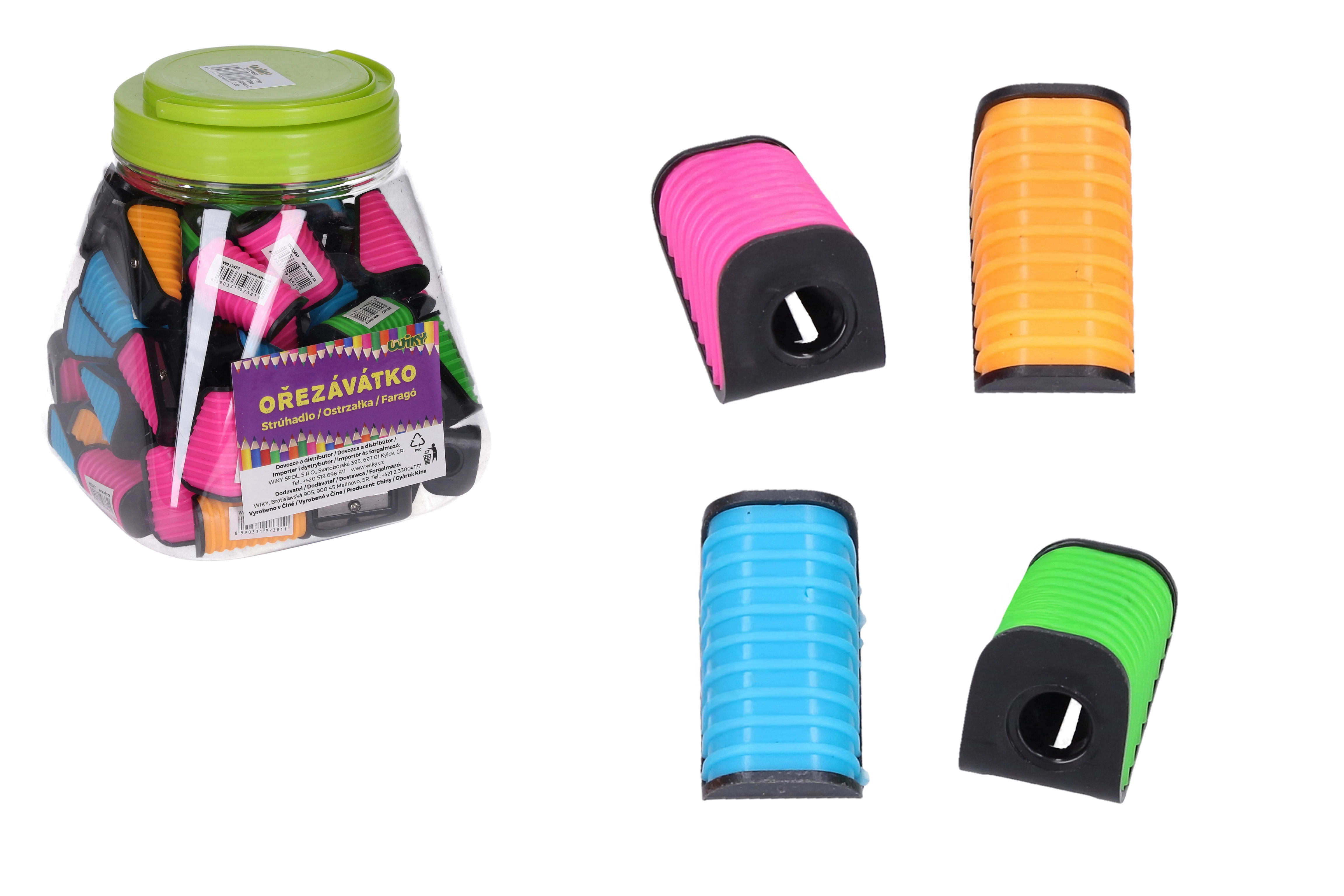 Ořezávátko na tužku – mix barev