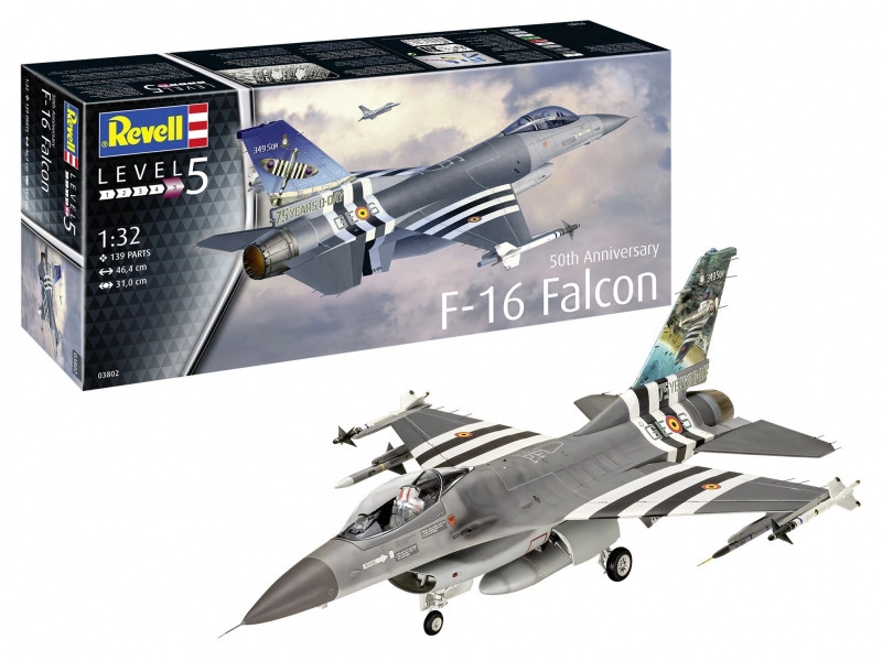 Revell 50th Anniversary F-16 Falcon 03802 1:32