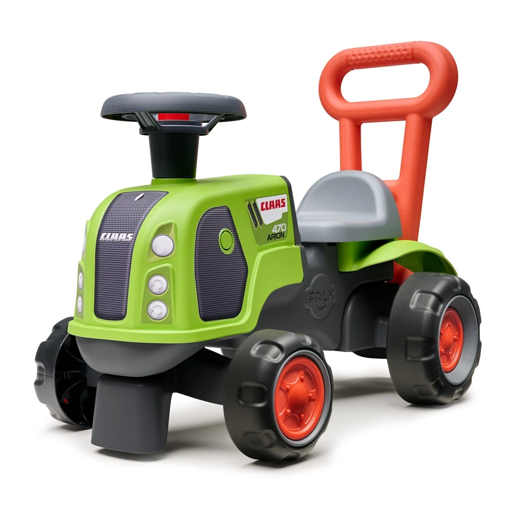 Odstrkovadlo traktor Claas se směrovým volantem zelené