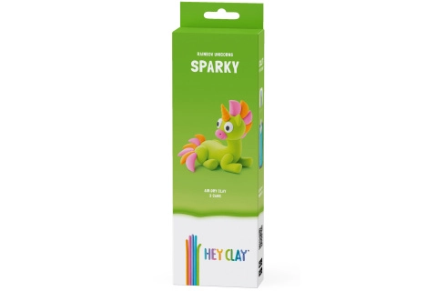 Masa Kreativní JEDNOROŽEC SPARKY 3PAK Hey Clay