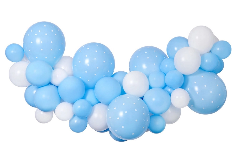 Girlanda z balónků Gemar DIY baby blue