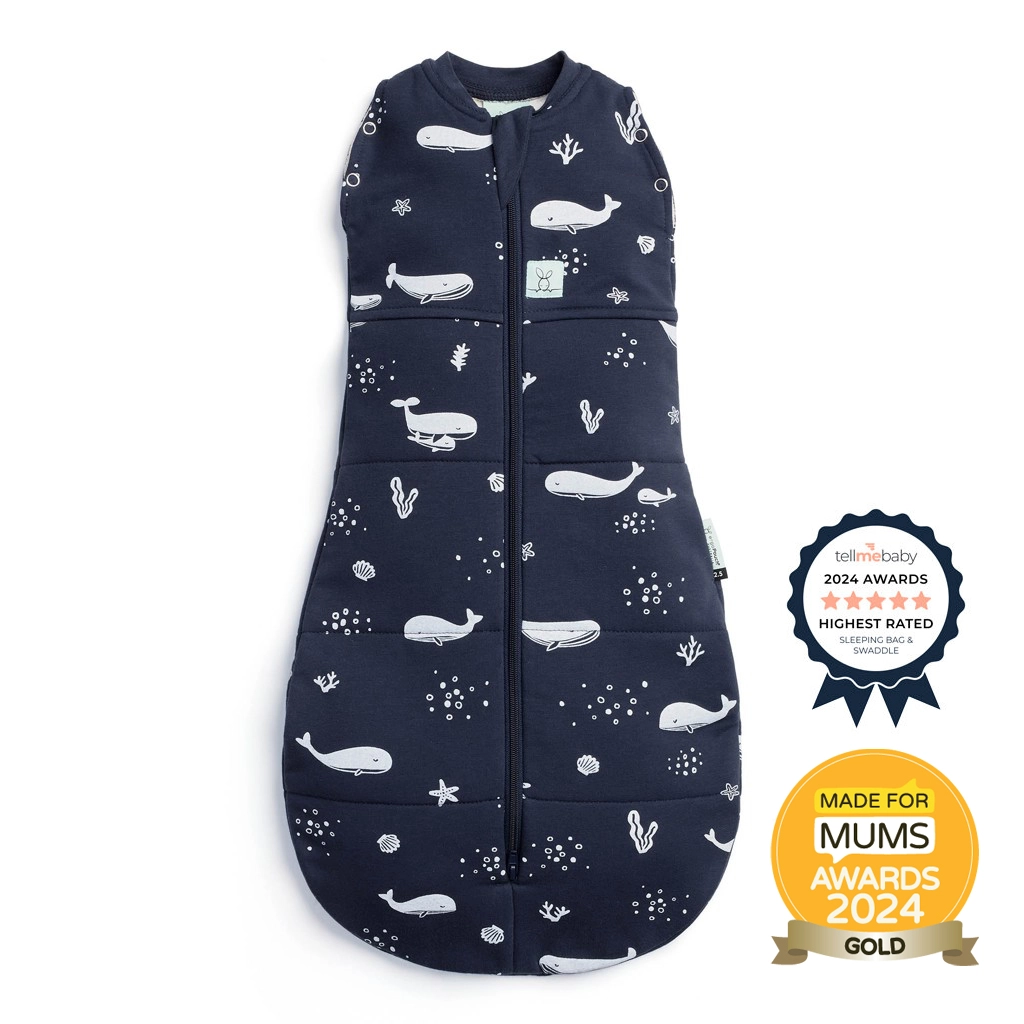 Levně ERGOPOUCH Zavinovačka a vak na spaní 2v1 Cocoon Whale