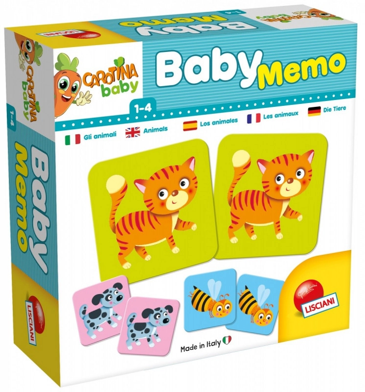 Levně Carotina Baby paměťová hra Zvířátka