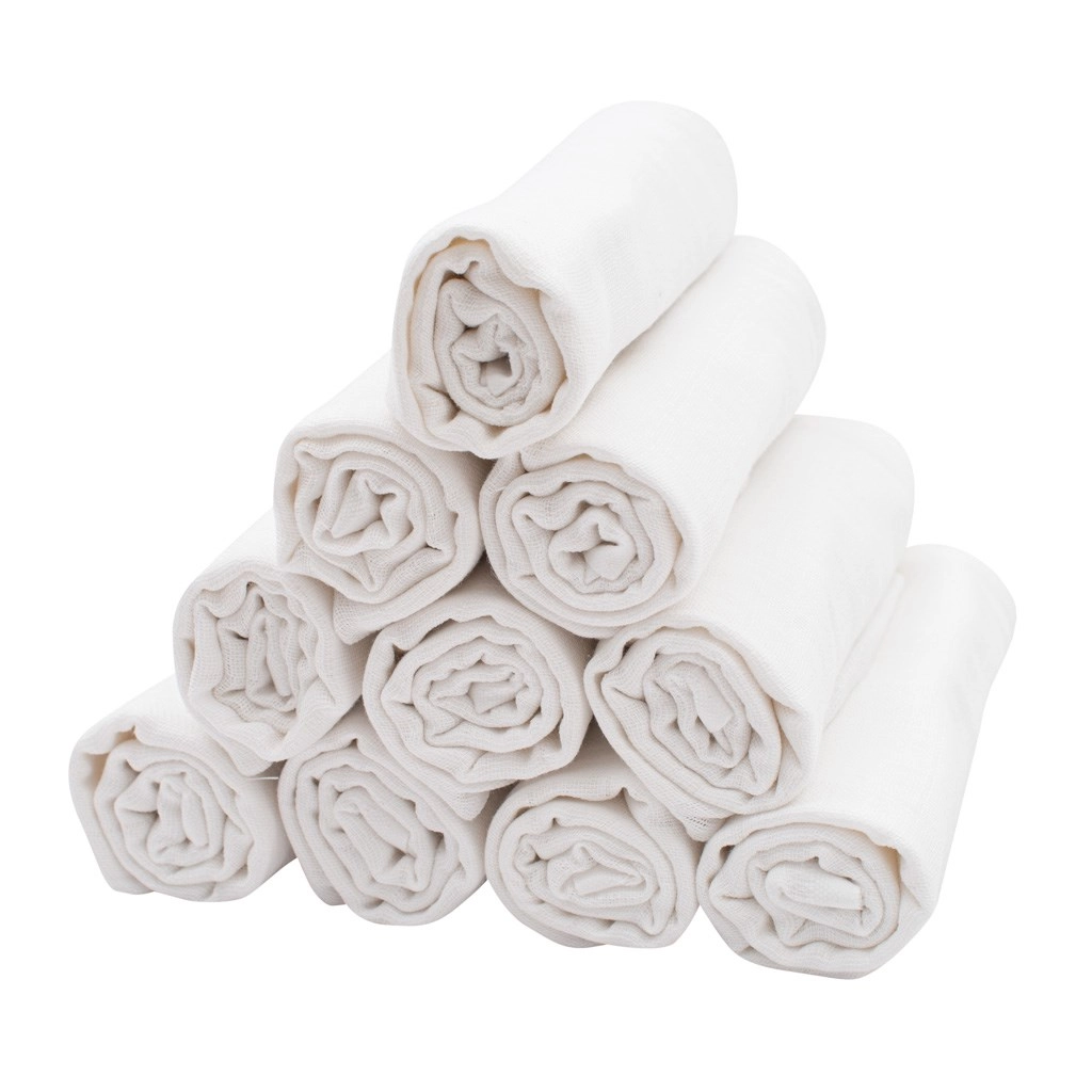 Bavlněné dětské pleny 70 × 80 cm – sada 10 ks