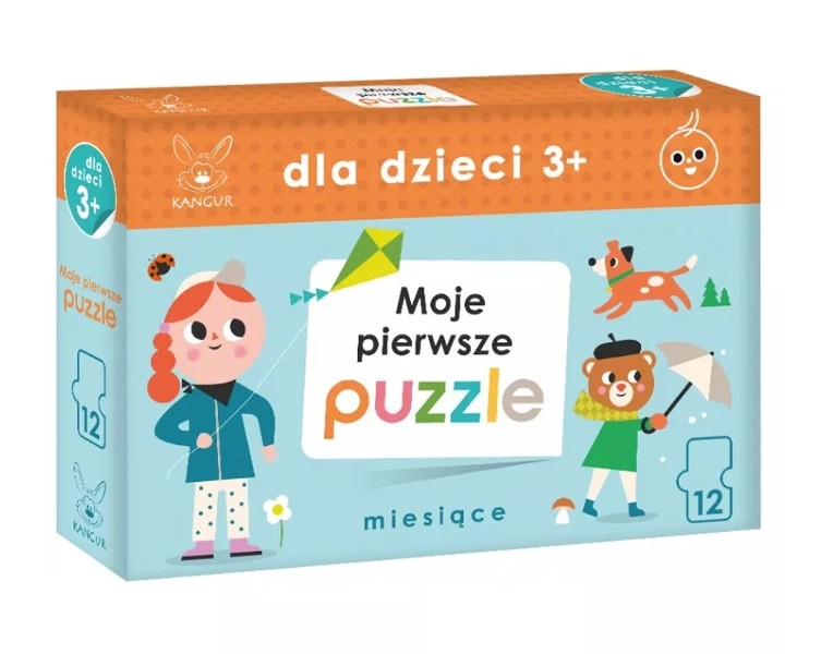 Levně Moje první puzzle pro děti 3+ – velká podlahová skládačka 80 cm, 12 dílků