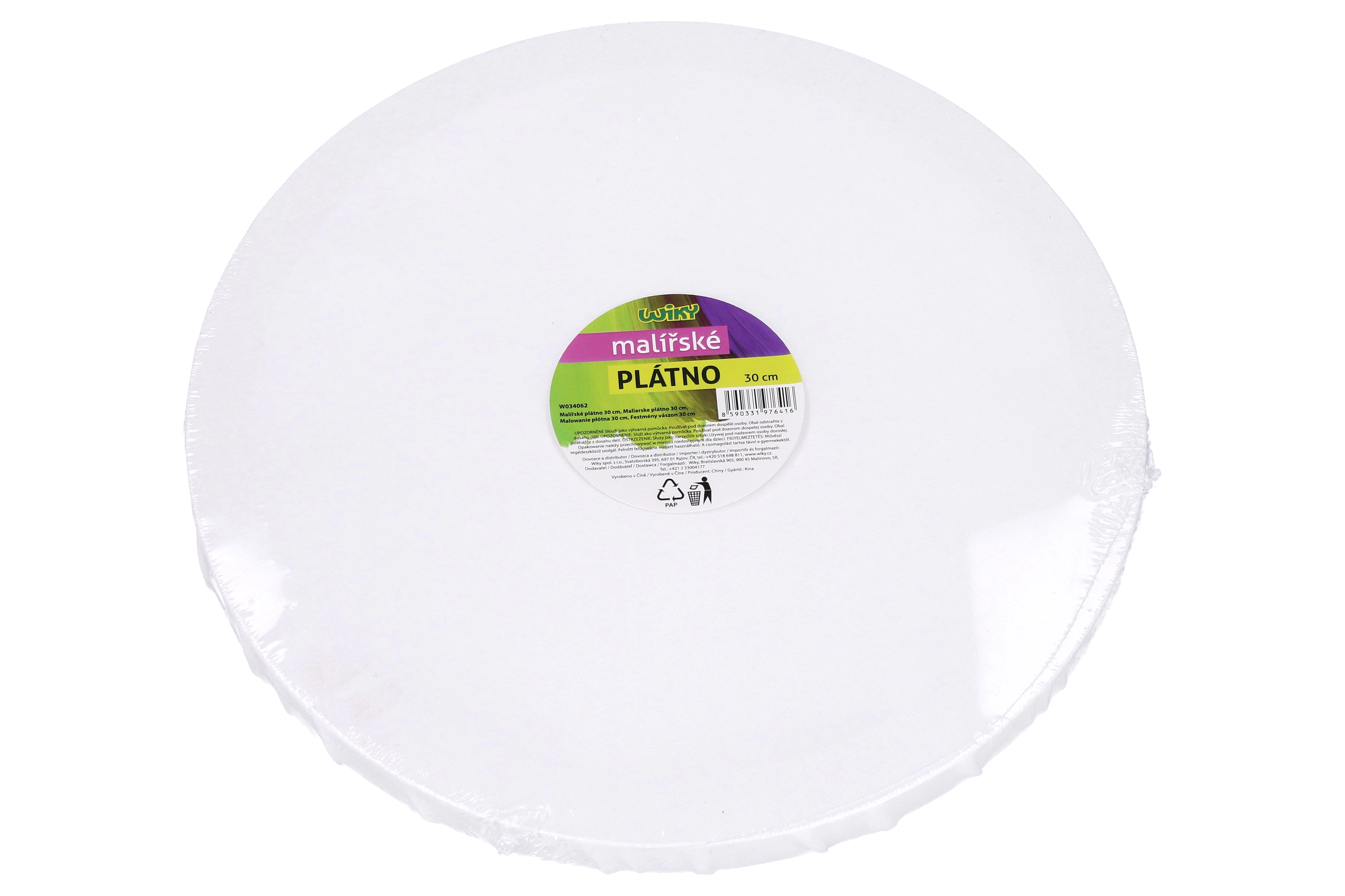 Levně Malířské plátno kulaté průměr 30 cm